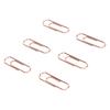 1.1in 100pcs Paper Clips Rust Prevention Increased Slip Resistance Portable Metallic Paper Clips for   Daily Use