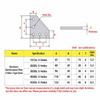 1Pcs 90 Degree Corner Angle Bracket  for Industrial Aluminum Frame 3D Printer Router