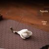 Handmade Ceramic Flower-Shaped Incense Holder for Magnolia Scented Sticks - Zen Home Decor Sandalwood & Agarwood Burner