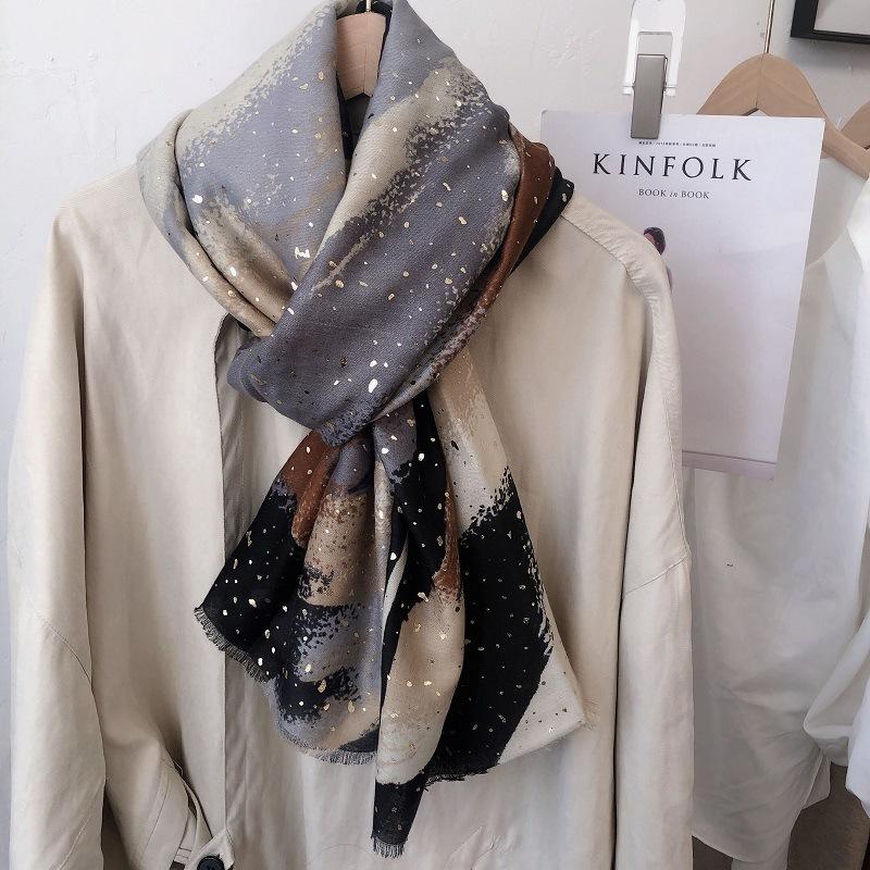 2026 Fashion Women Leopard Floral Fringe Viscose Shawl Scarf Lady High Quality Print Soft Pashmina Stole Muslim Hijab 180*90Cm