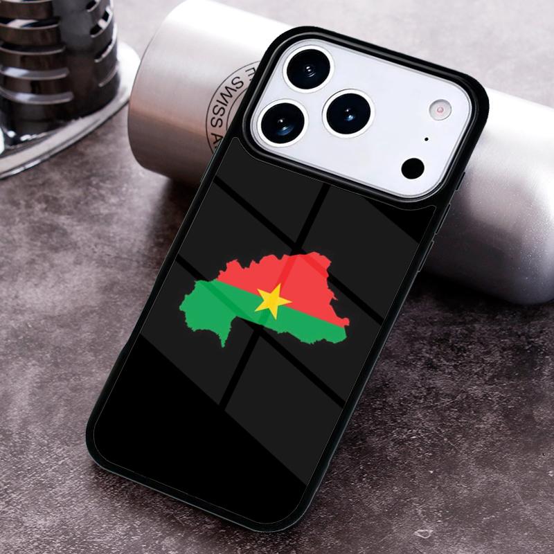 Burkina Faso Flag Phone Case For iPhone 17 16 15 14 13 12 11 Pro Max Plus 17Air Soft Silicone Cover