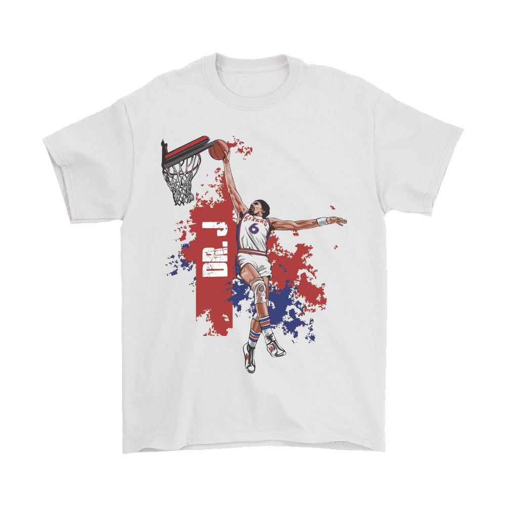 

Julius Erving Men T-shirt White Short Sleeve All Size S to 5XL JJ4384 M