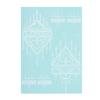 Baizihuahu White Lace Tattoo Sticker for Women, Temporary Face Body Arm, Waterproof Fake Decal Wedding Party Festival
