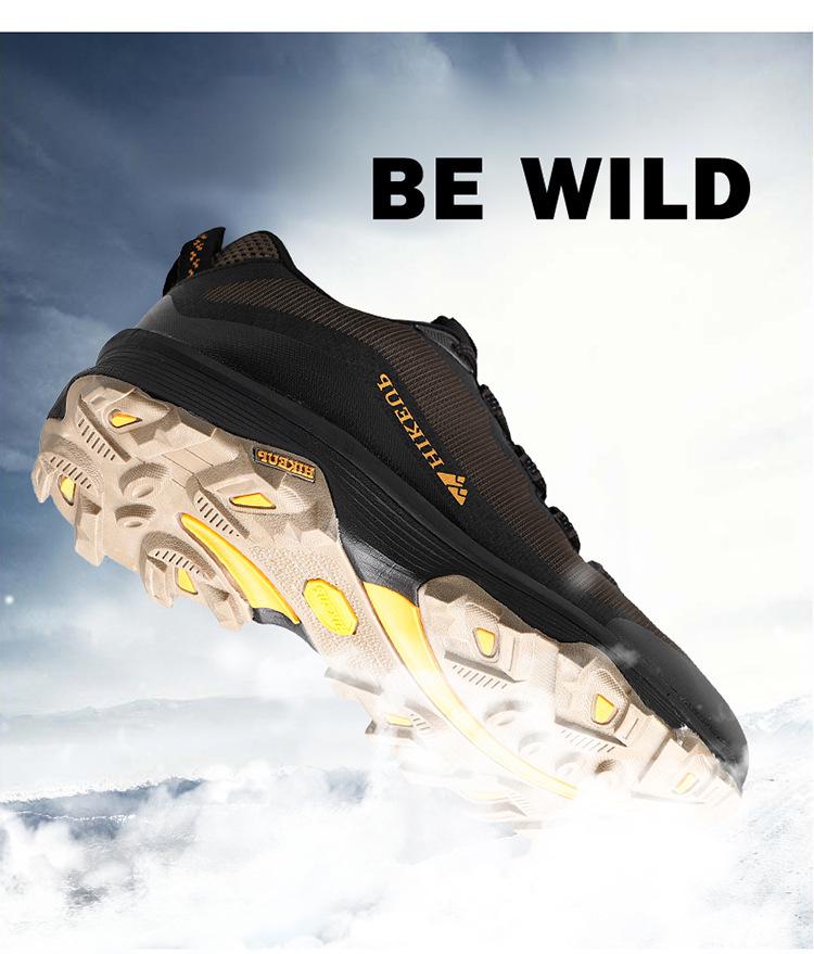 Men's Breathable Hiking Shoes - Comfortable Outdoor Mountaineering Footwear