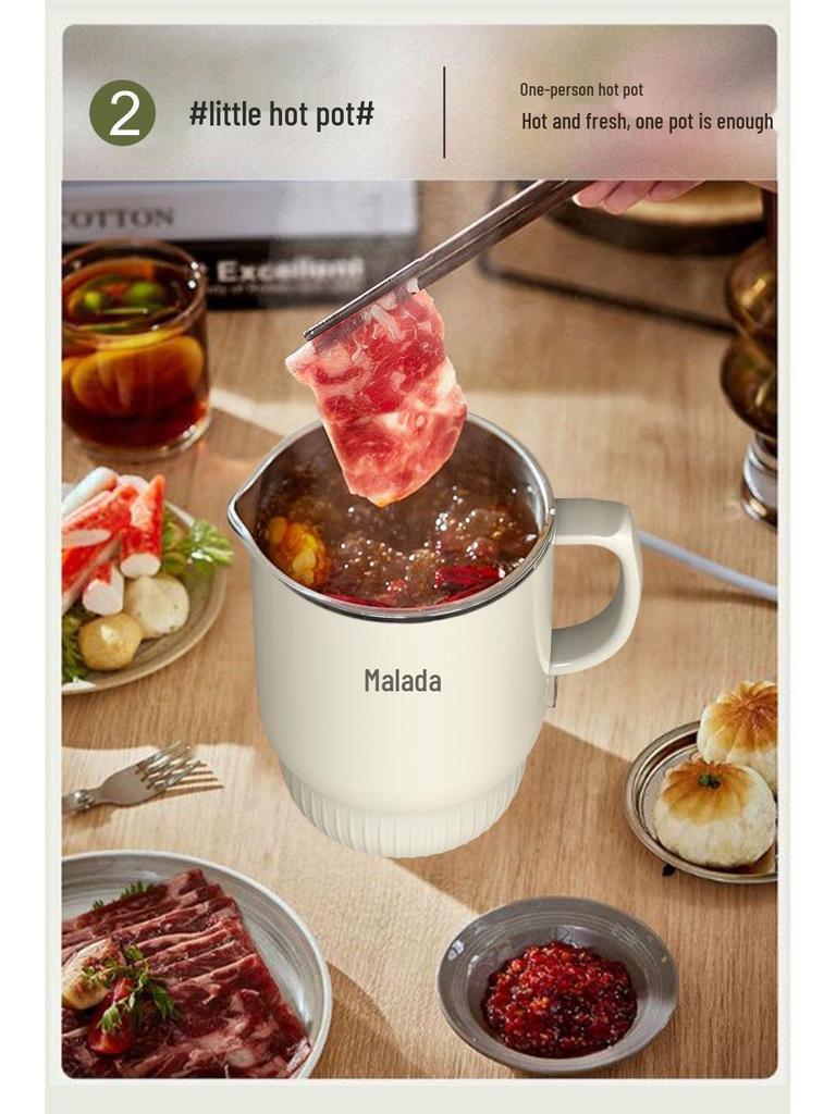 Wanlida Portable Foldable Stainless Steel Electric Travel Kettle 