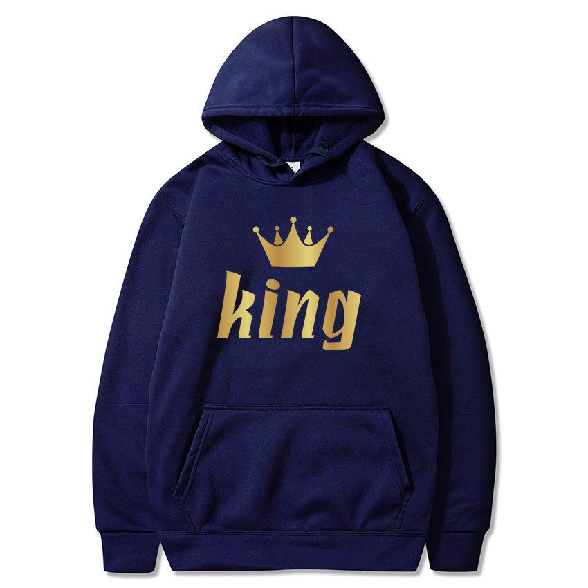 2025 Autumn and Winter Pullover Hoodie Sweater Fashionable Gold Letter Men and Women Couple Sweater One Generation