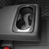 For Kia EV3/EV4/ST/Seltos/K3/SG2 Car Tuning Carbon Fiber Rear Row Water Cup Frame Cover Trim Interior Accessories