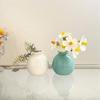 Candy Color Ceramics Bud Vase Nordic Hydroponics Vases Flower Vase for Decoration Living Room Dry Flowers Decorative Container