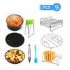 9pcs  Fryer Accories Stainl Steel Cooking Steng Ra  Fryer Steng Ra Electric Fryer Parts 7Inch Kitchen Tool