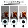 2 Pack Pocket LED Video Light Camera Light Photography LED Fill Light 3 Lighting Modes 3 Levels Brightness Built in