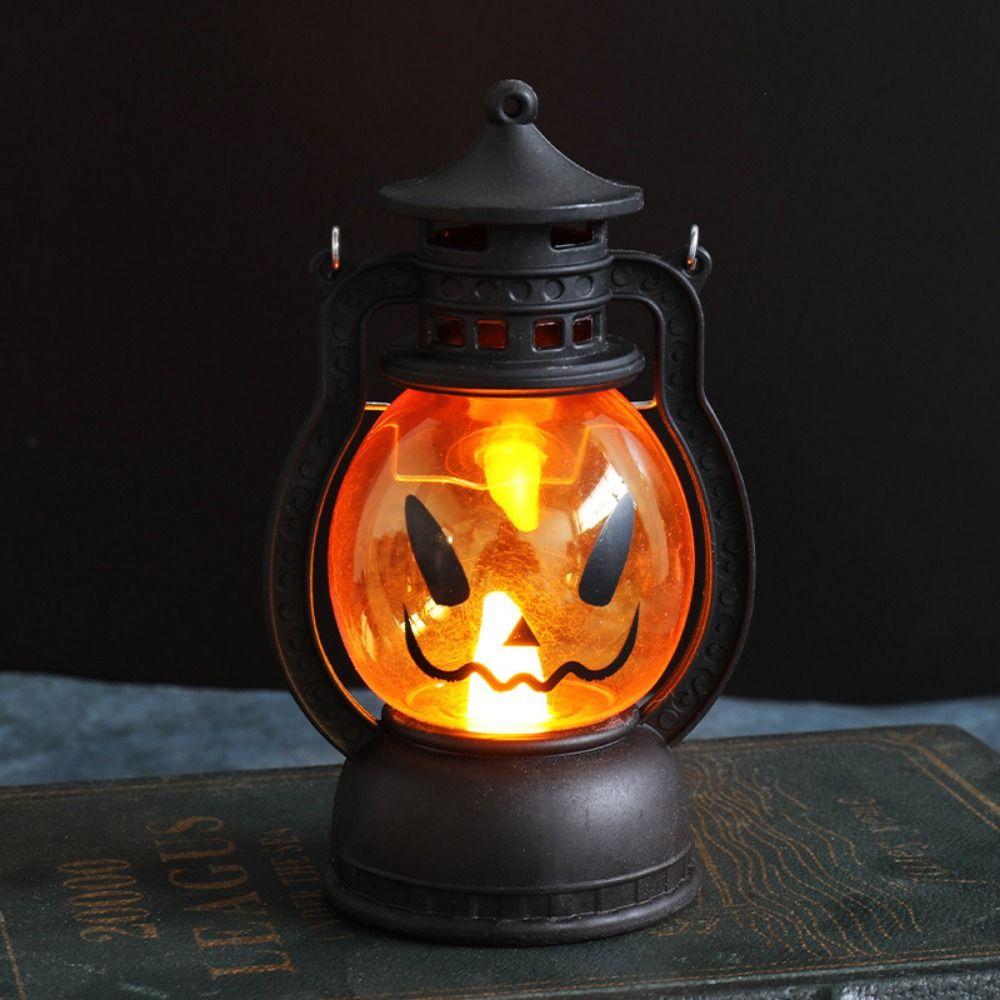 Durable LED Night Light Creative Halloween Ornament Halloween Pumpkin Lantern  Home Decor