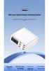 55W USB-C Multi-Port Charger - 6 Ports for Fast Charging Mobile Devices, Tablets, Laptops