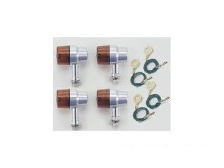 

POSH FAITH Мотоциклетный Средний Фрезерованный Супербайк Тип Комплект Поворотов для CB1100 Хромированные Аксессуары, Сигналы, Для Конкретной Модели (2010-2013), Корпус/Прозрачная линза,