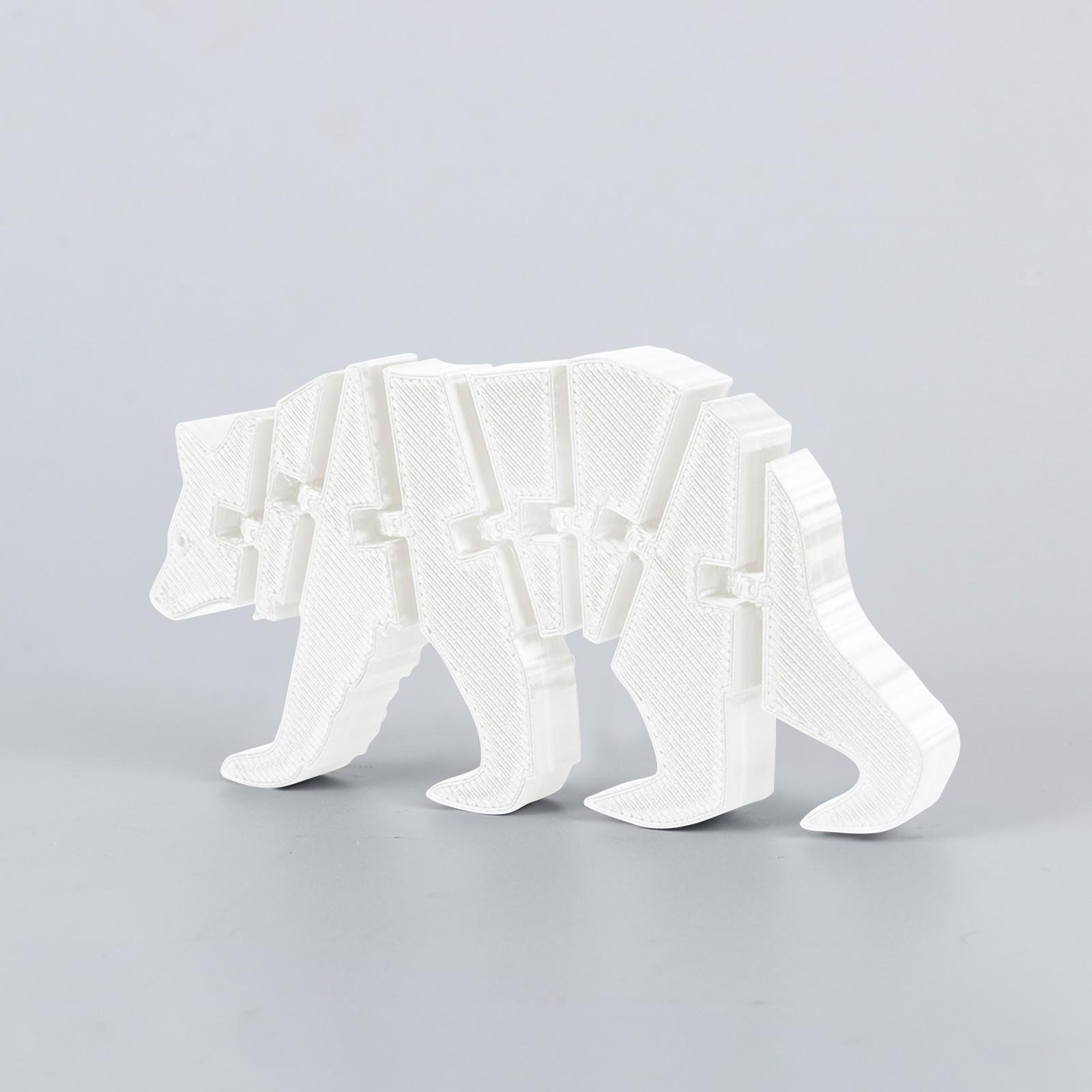 

3D-печатный медведь 3D-печатный шарнирный червяк игрушка для взрослых и детей игрушка таинственный медведь One Size