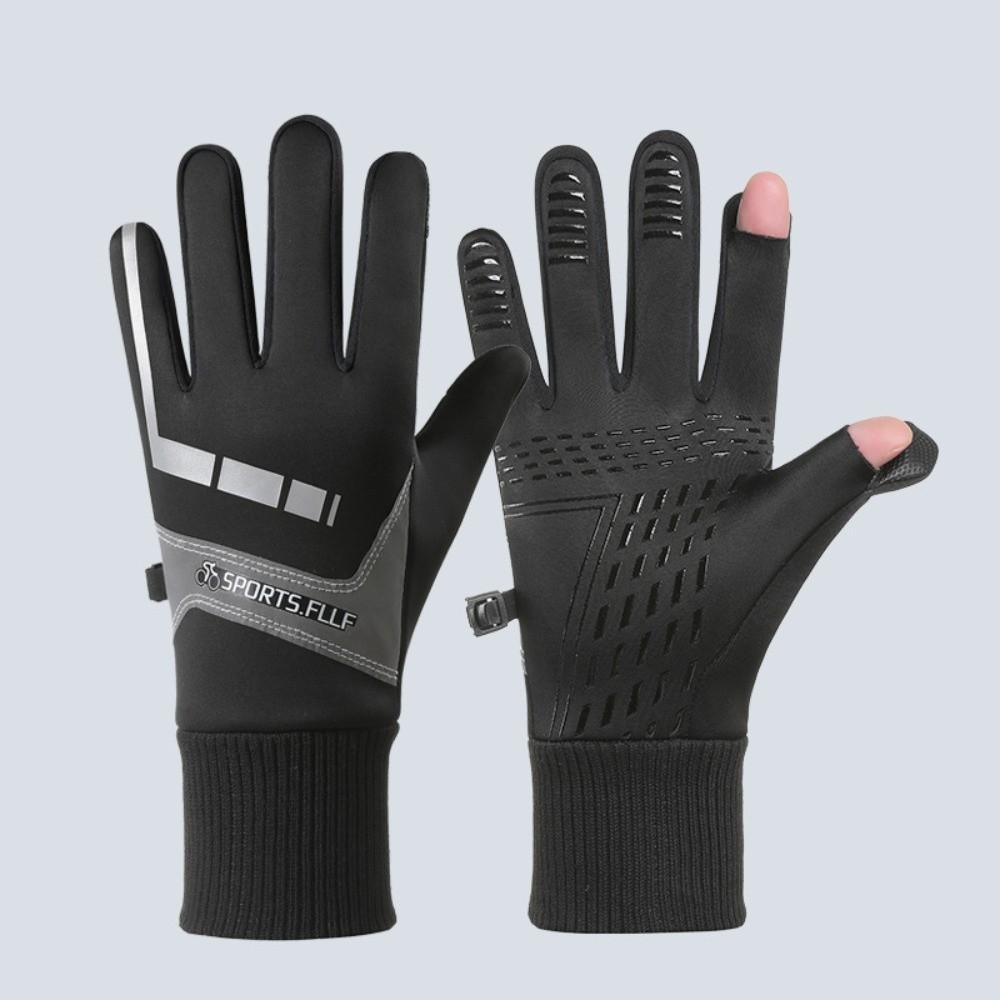 Anti-slip Thick Cycling Gloves  Warm Outdoor Gloves Winter Cycling Gloves  Outdoor