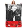 Depeche Cool Mode Heavy Metal Rock Band Decke Warme Fleece Sofa Überwurfdecke für Zuhause Schlafzimmer Outdoor Decken Tagesdecke Steppdecke
