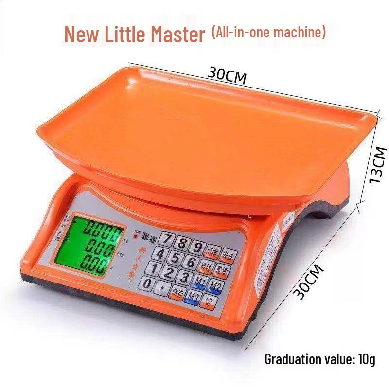 Xin Rui Little Chef 30kg All-in-One Electronic Bench Scale No Battery, 30kg, Single Display