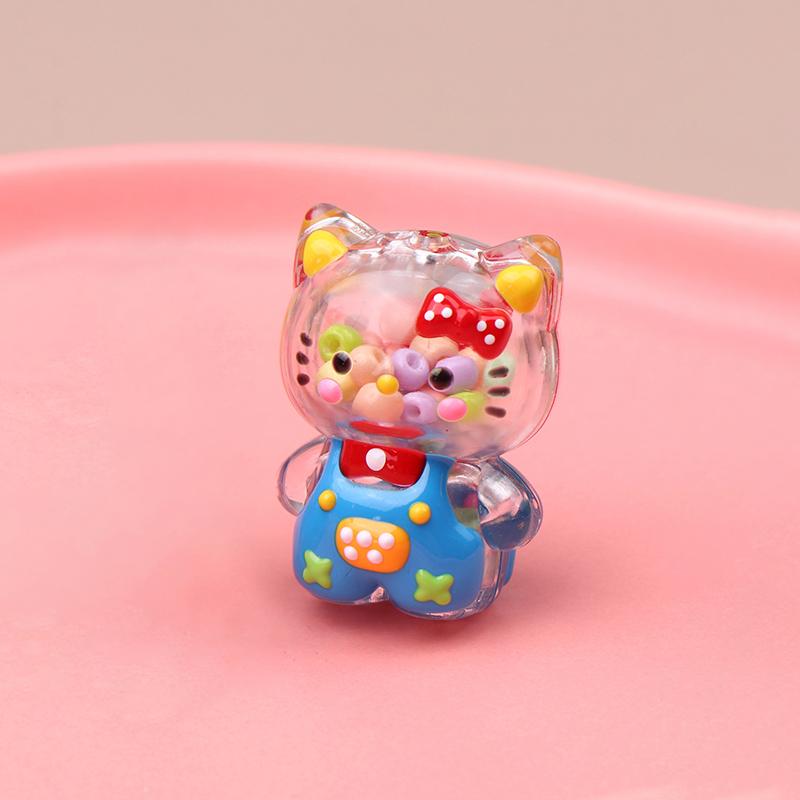 

Kitty Bell Ball Heavy Oil Hand Drawn Bead Bead Bead Bead Diy Jewelry Accessories Bracelet Phone Chain Pendant
