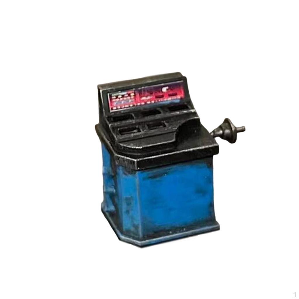 1/64 Tire Dynamic Balancing Machine Model 1:64 Scale Changer Realistic Collectible