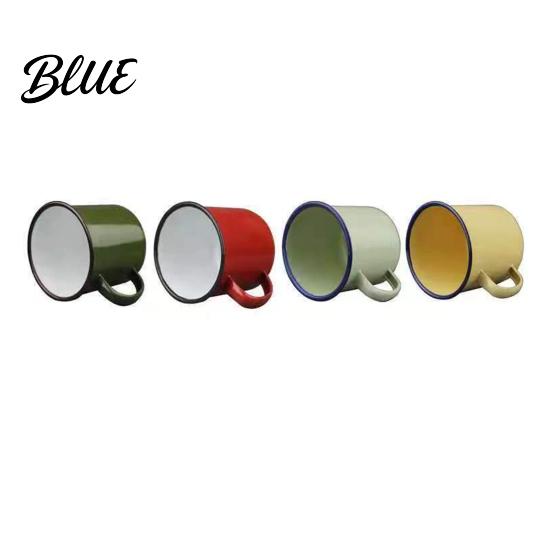 Tazza Retro Eccentrica Tazza da Caffè in Ceramica Fatta a Mano Tè con Manico Colore Solido Classica