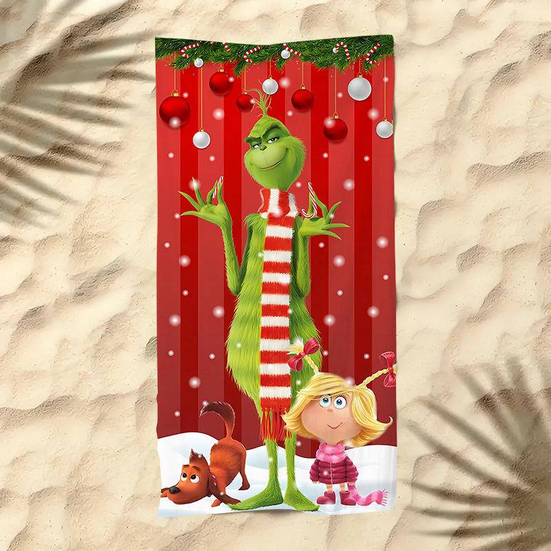 Green Legend Beach Towel Printed Green Beach Bath Towel