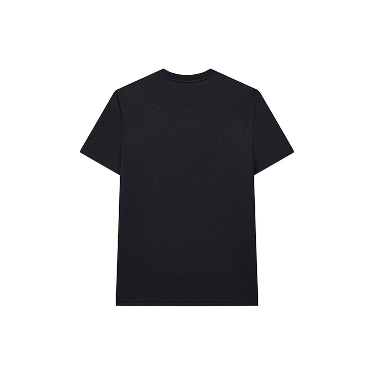FILA Solid Color Letter Logo Printed Casual Sports Knit Short Sleeve T-Shirt Men Tops Legendary-Blue F11M227109FNV