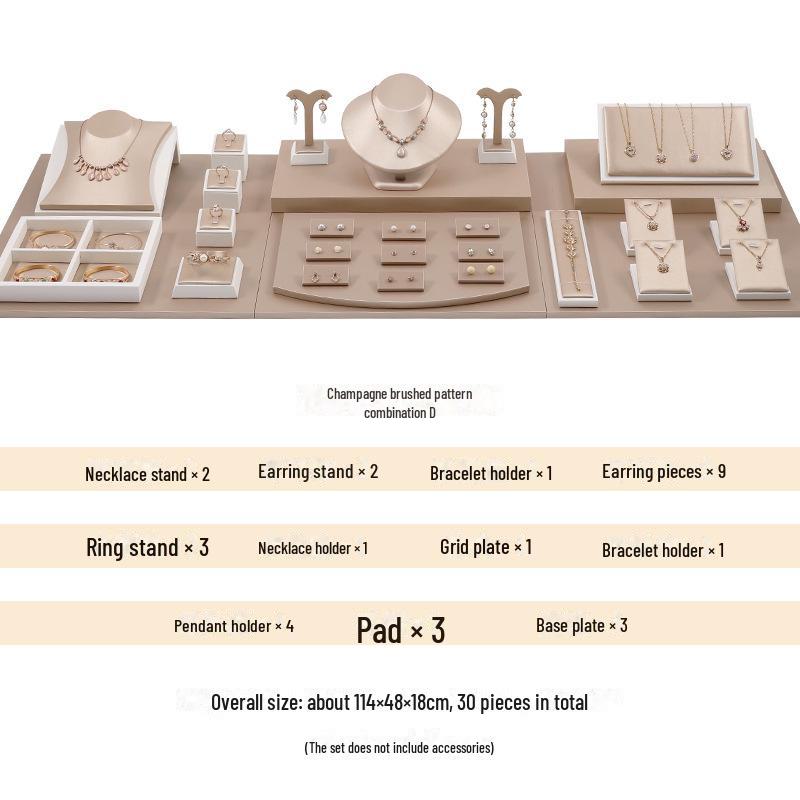 Jade Jewelry Display Stand for Earrings, Necklaces, and Bracelets