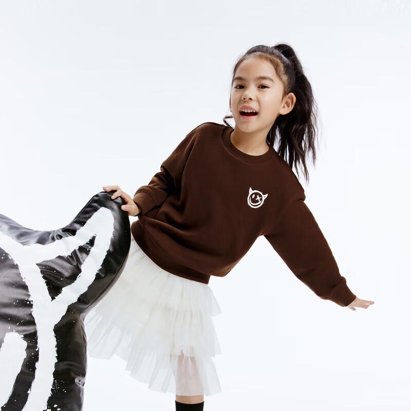 little MO&Co. Kids  Unisex Printed Sweatshirt 110