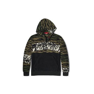 Year Of The Tiger Collection New Year Tiger Camouflage Print Fleece Hoodie Jacket Men Jackets A27FG-CN2