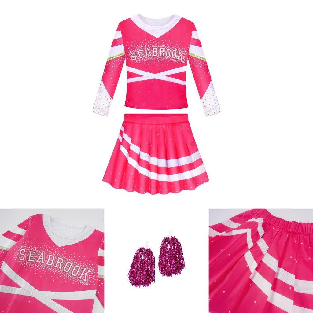 Kids Zombies 3 Cheerleader Cosplay Kostüm Lebendige Farben Und Premium Qualität