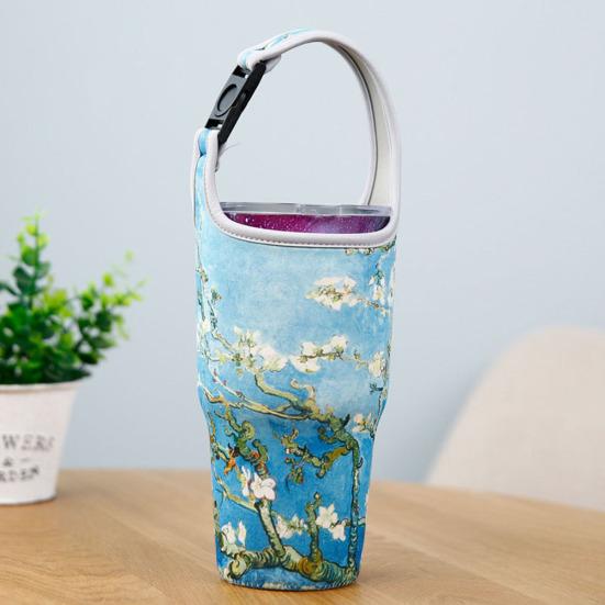 Cestovní obal na láhev na vodu na hrnek na hrnek s pouzdrem na skleněnou tašku 30 oz