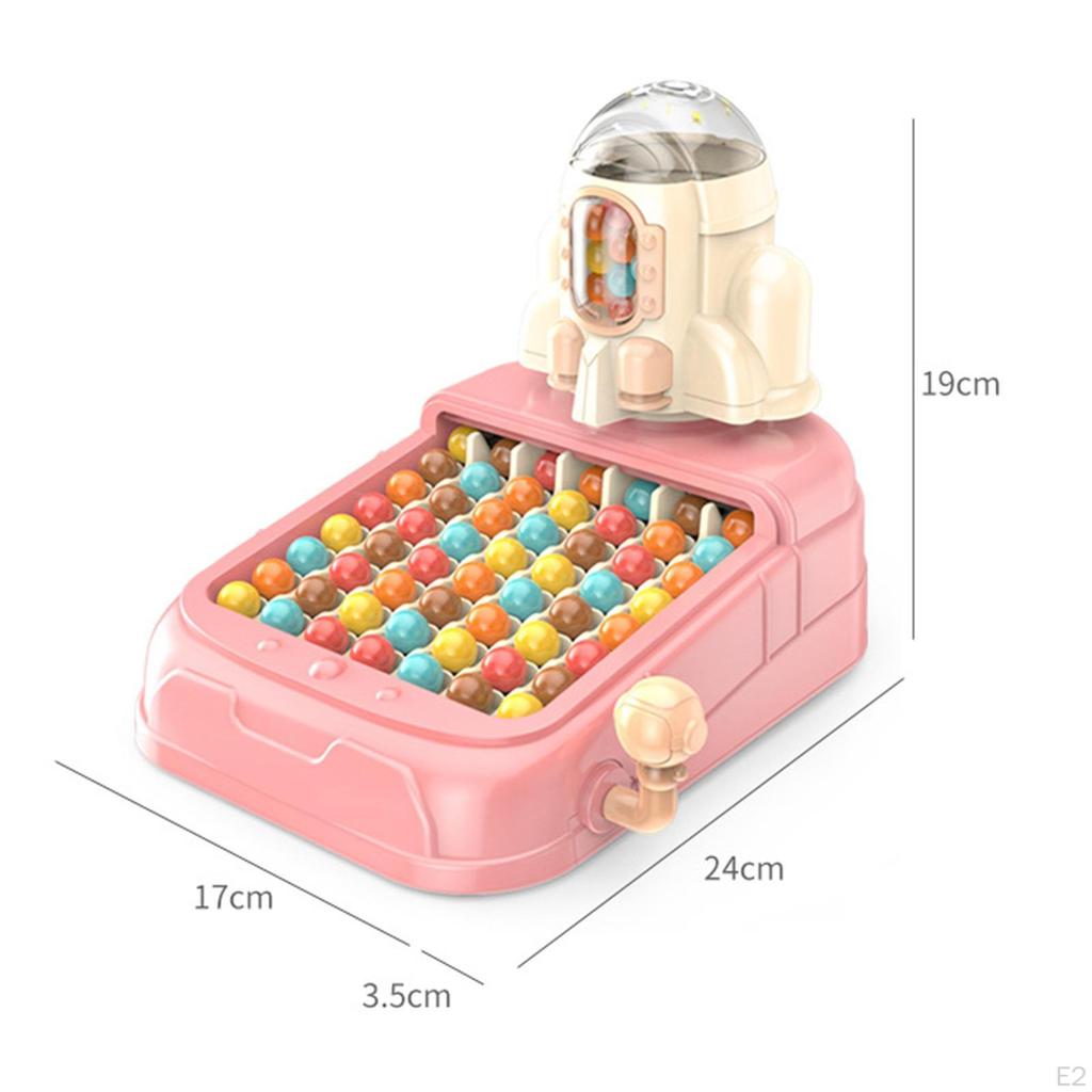 Ball Elimination Game Activity Portable Board for Children Teens Indoor Pink