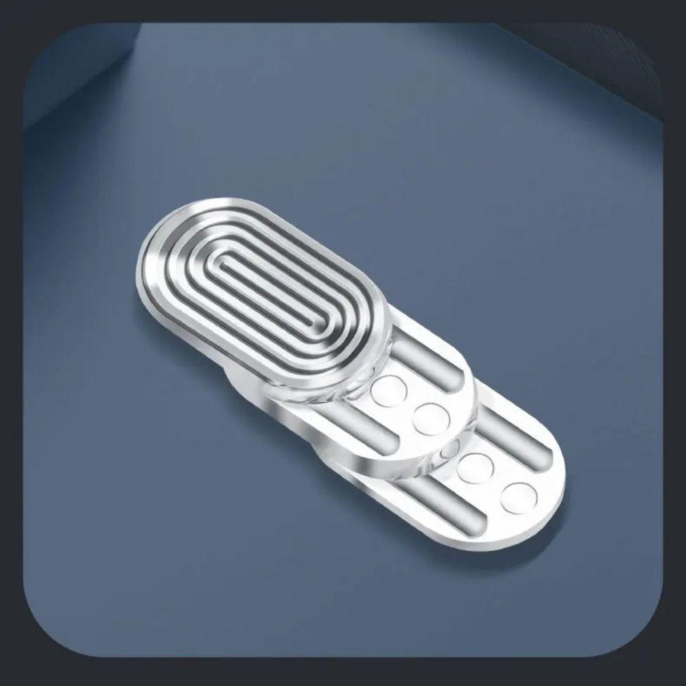 Three-Layer Structure Magnetic Push Card Metal Construction Fingertip Gyro Anxiety Relief