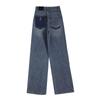 Baggy Jeans Women Casual Wide Leg Pants High Waist Loose Straight Floor Denim Pants Blue Jeans Vintage Clothes Spring and Summer