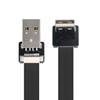 CY USB Type A Male To Type A Male Data Flat Slim FPC Cable 90 Degree Down Angle for and 200cm 2.0 FPV, Discs, Scanners, Printers,