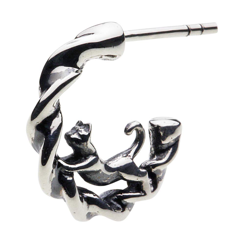 

Серьги Play cat серебро e0581 [Cenote] [925 аксессуары]