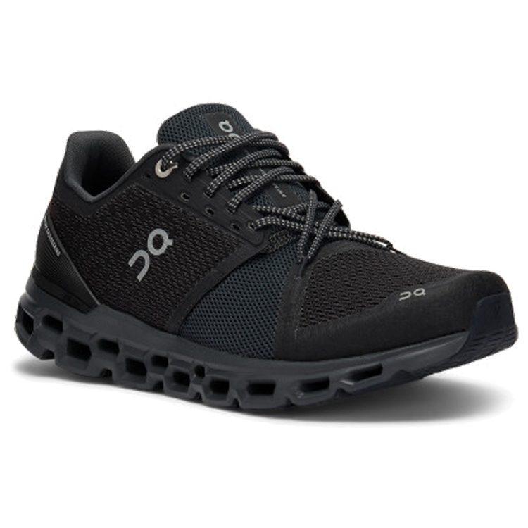 On Cloudstratus Running Shoes Women's Low Top Black 29.99844