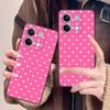 Pink Point Heart Mobile Phone Case for POCO F7 F6 F5 F4 F3 F2 Pro GT C75 C71 C65 C61 C40 Pro Ultra Colorful Printing Cover Cover