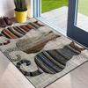 Cute Cat Pattern Doormat Scratched Painting Home Decor Entryway Rug Welcome Floor Mat Entrance Carpet  Living Room Rugs