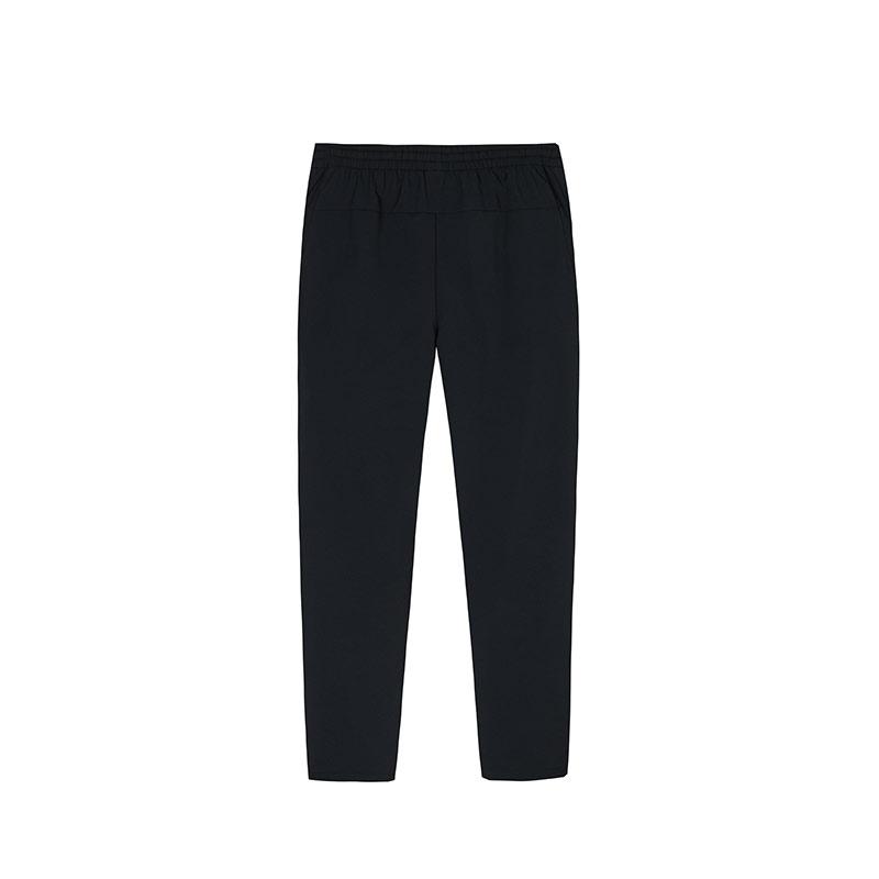 Anta Training Series Mid-Rise Solid Color Straight Leg Casual Pants Men Bottoms Black 952437502-4