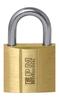 BRASS PADLOCK 5 KEYS 30MM - E-750-0001