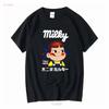 NEW Milky Peko Chan Classic American Funny Logo Men's T Shirt Size S 5XL Vintage Washed Streetwear Stylish Soft Casual Fashion