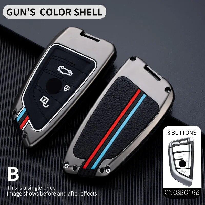 Car Remote Key Case Cover Shell Fob For BMW X1 X3 X5 X6 X7 1 3 5 6 7 Series G20 G30 G11 F15 F16 G01 G02 F48 Keyless
