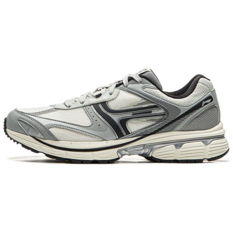 

new LiNing Pentium P1000 Cushioning Anti Slip And Wear Resistant Low Top Running Shoes Men s Gray White 42