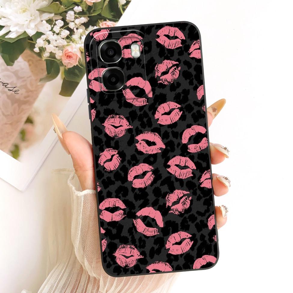 For Oppo A6x 4G CPH2819 5G CPH2783 Phone Case For Oppo A6x Cover Cute Kawaii Luxury Fashion Flowers Cool Painted Silicone Casing