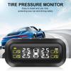 Tire Pressure Monitoring System Solar TPMS Car Tyre Pressure Monitor Tyre Pressure Alarm With 4 External Sensors