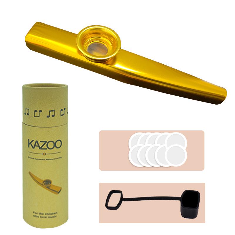 Metal Kazoo Cross-border Musical Instrument Gift Trumpet Saxophone Diaphragm