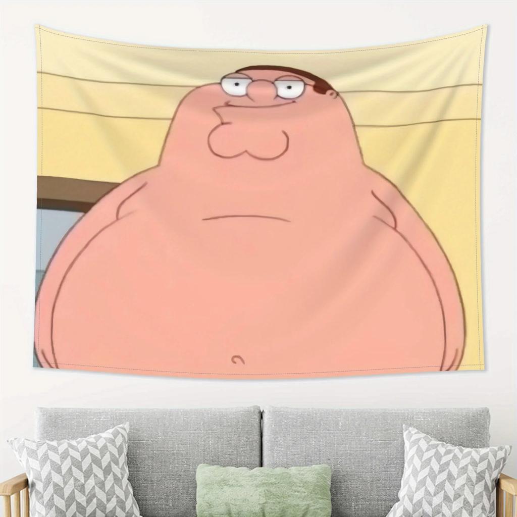 VIKAMA Personalized Cartoon Wall Tapestry Funny And Wacky Character Tapestry Decorative Wall For Bedrooms And Living Rooms
