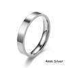Anello Personalizzato con Incisione di Parole All'interno All'esterno Anello Sottile Personalizzato Impilabile Unisex Promessa Eternità Regali per Anniversario