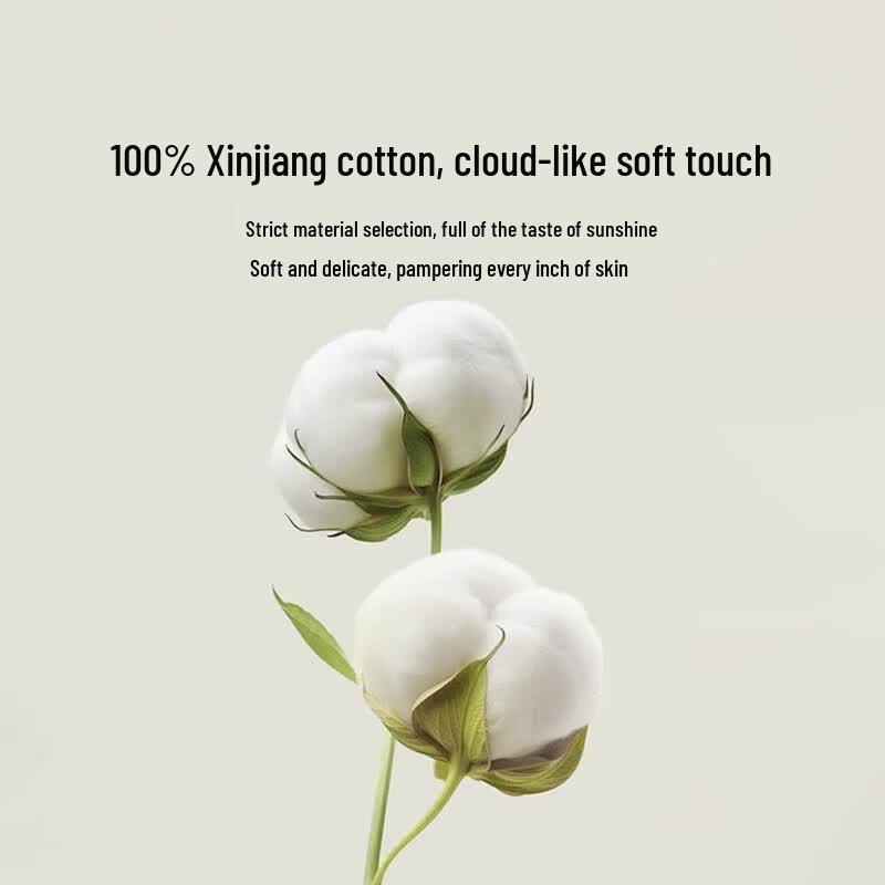 LUOLAI 100% Xinjiang Cotton Cover Washable Summer Quilt